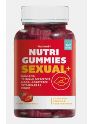 Nutrigummies Sexual + - 60 gomas - Farmodietica